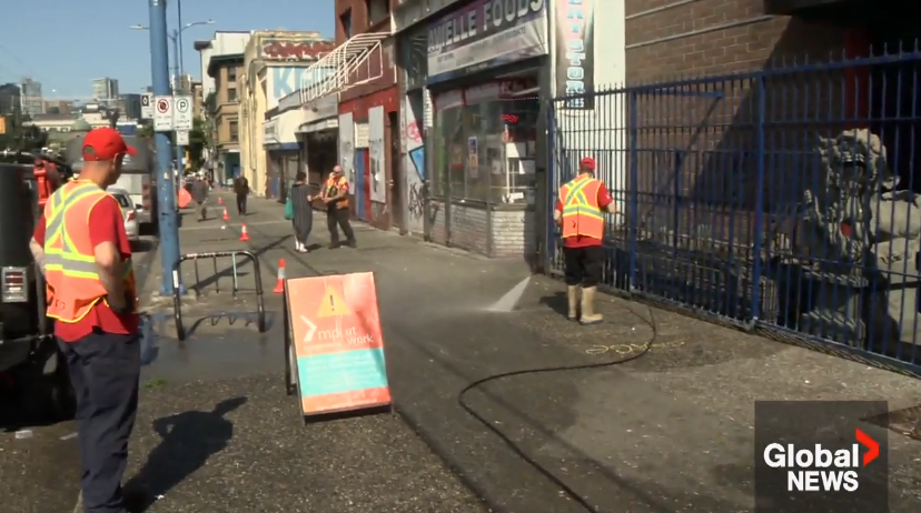 Global BC: Downtown Eastside street cleaning program at risk